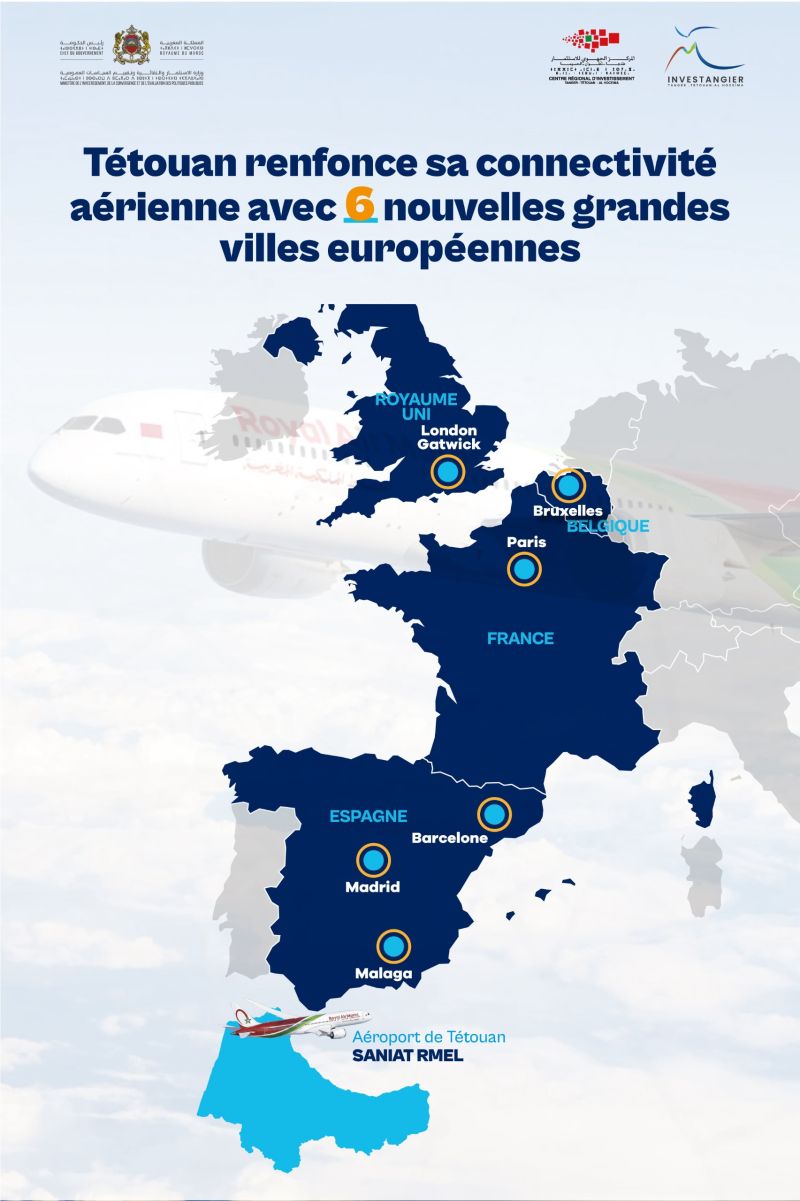 Ouverture d’une nouvelle base aérienne à l’aéroport de Tétouan–Sania Ramel