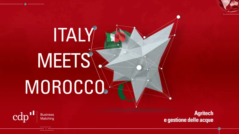 ITALY MEETS MOROCCO : CDP BUSINESS MATCHING